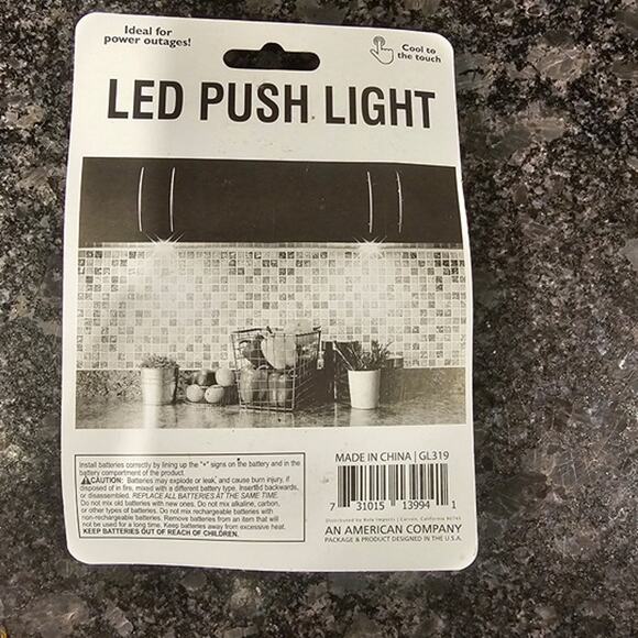3 LED Touch Push On Off Light Self-Stick On Click Battery Operated Lights - Picture 3 of 4